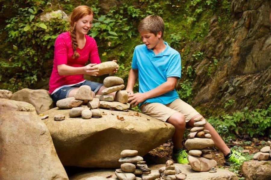 Foxfire Mountain: Hiking & Swinging Bridge Family Adventure - Making Wishes at Whispering Winds Covered Bridge