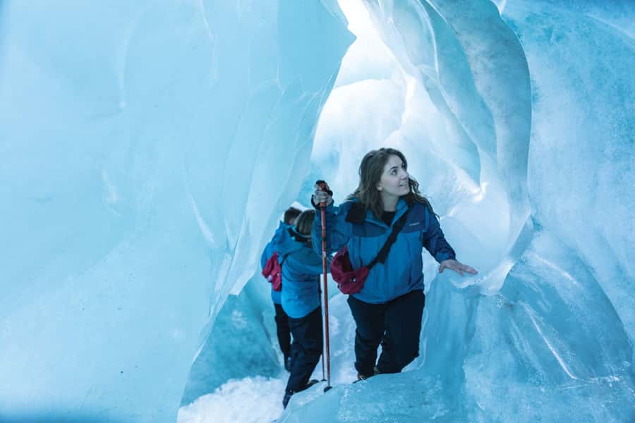 Franz Josef: 2.5 Hour Glacier Hike with Helicopter Transfer - Crevasses, ice caves, and changing formations
