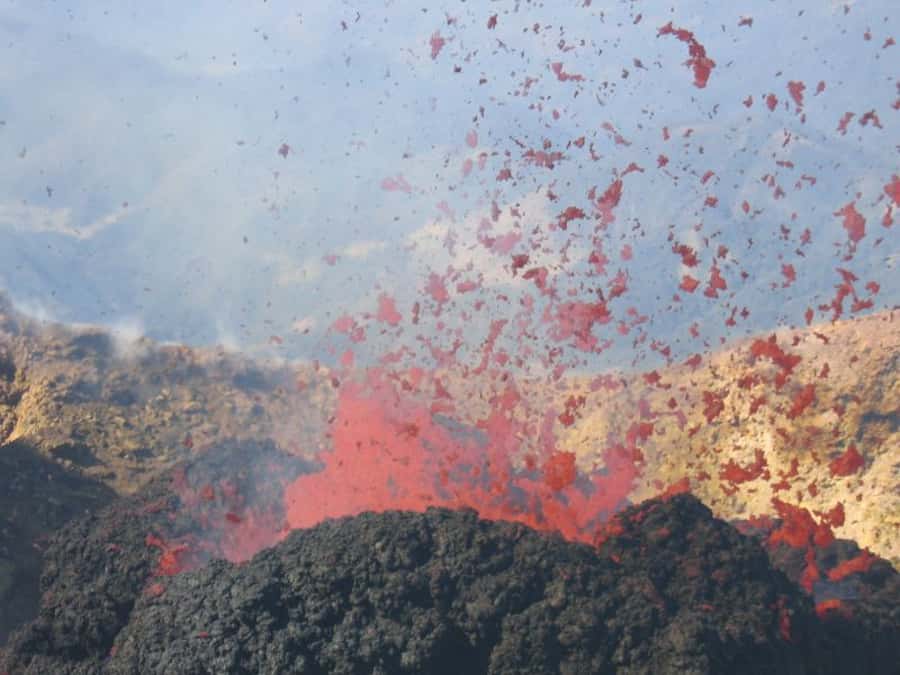 From Antigua: Pacaya Volcano Day Hike - Views toward Agua, Fuego, Acatenango, and the coast