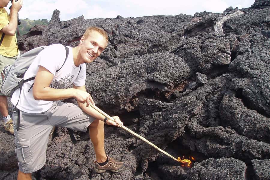 From Antigua: Pacaya Volcano Trek - The Antigua pickup and one-hour ride