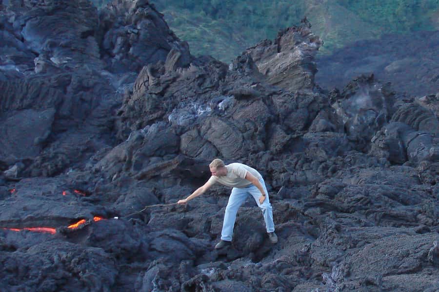 From Antigua: Pacaya Volcano Trek - The return to the base and Antigua