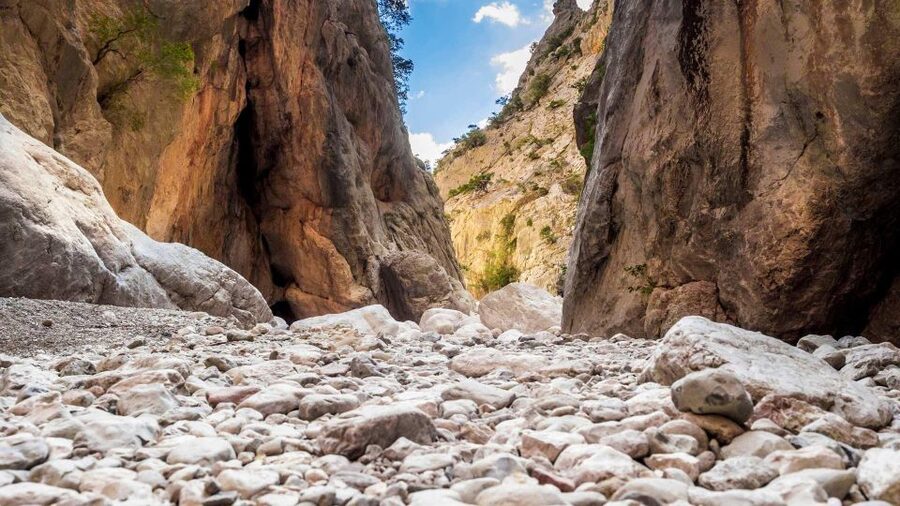 From Cala Gonone: Gorropu hiking with lunch - Inside Gorropu Gorge, where the walls take over