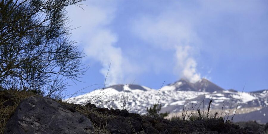 From Catania: trek on Mount Etna, Lava Cave & tasting Tour - Walking the extinct craters at 1,986 meters