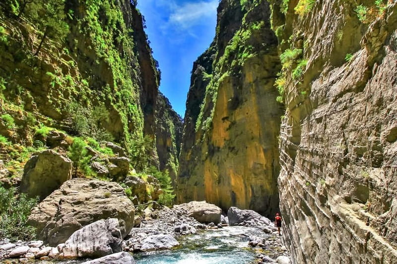 From Chania: Full-Day Samaria Gorge Trek Excursion & Guide - Entering the Gorge at 4,000 Feet