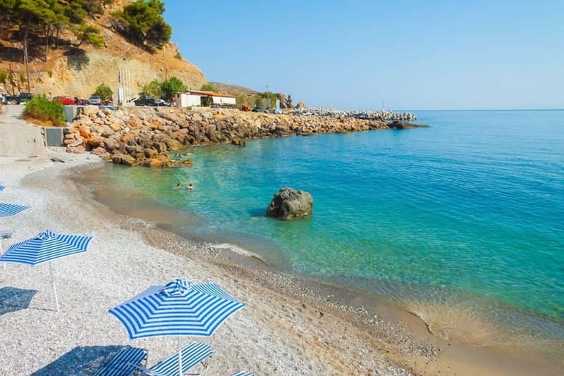 From Chania:Imbros Gorge Tour with Professional Hiking Guide - Sfakia brings sea air, lunch, and a swim