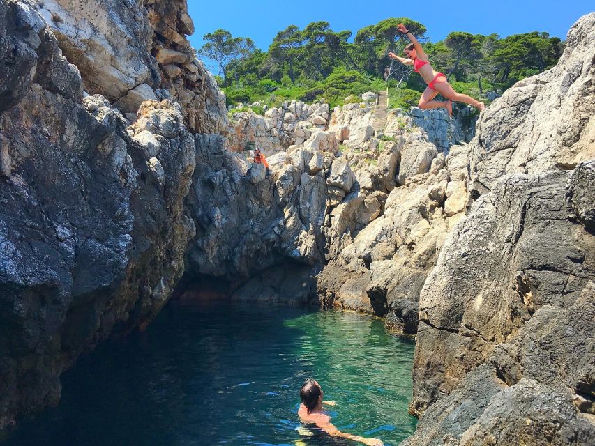 From Dubrovnik: Hiking & Swimming on Koločep Island Day Trip - Lunch at a family-run fish restaurant