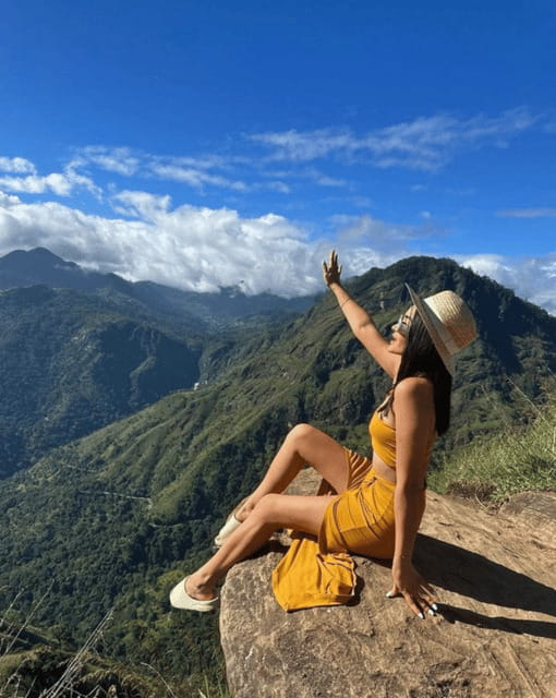 From Ella : Sunrise Hike to Little Adams Peak - Walking through tea plantations and forest