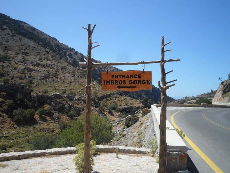 From Georgioupoli: Easy Hiking Day-Trip to Imbros Gorge - From Georgioupolis to the Askifou Mountains