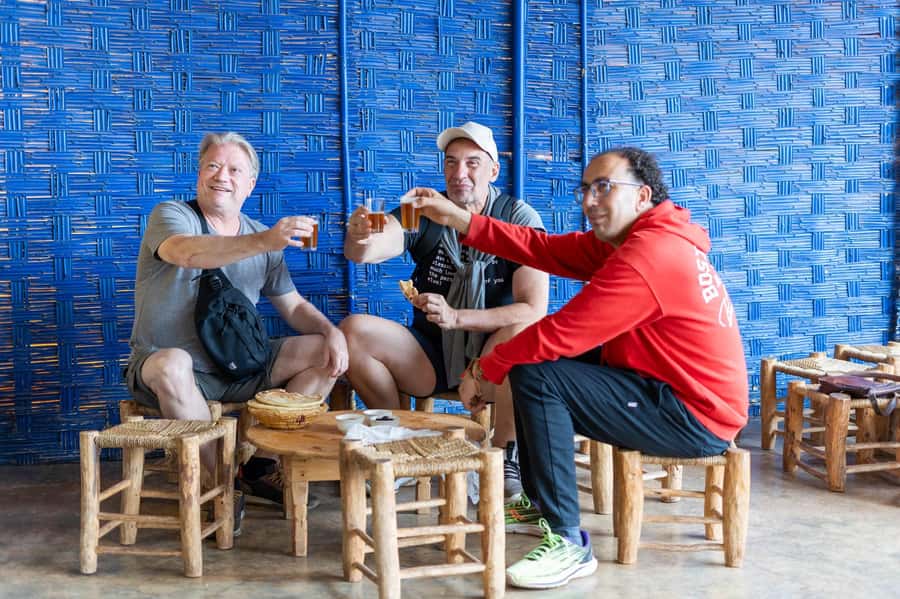From Marrakech: Atlas Mountains Summit Trek - The Isk summit picnic and the big payoff