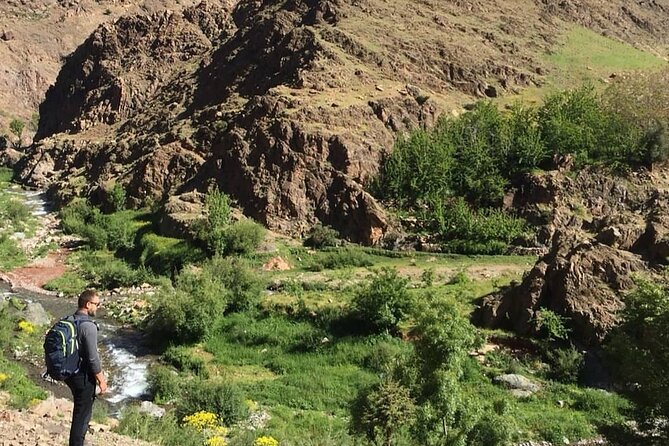 From Marrakesh: Zip-Line & Hike in the Atlas Mountains - Walking through villages and toward a waterfall
