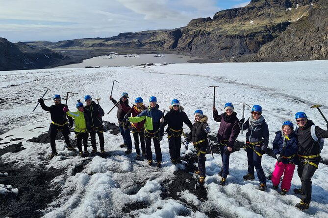 From Reykjavik: Glacier Hike, South Coast and Waterfalls Day Trip - Skógafoss brings the drama early