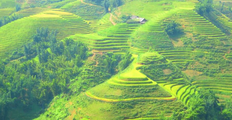 From Sapa: Waterfalls, Trekking and Tribal Villages Tour - Starting the trek at Ban Khoan