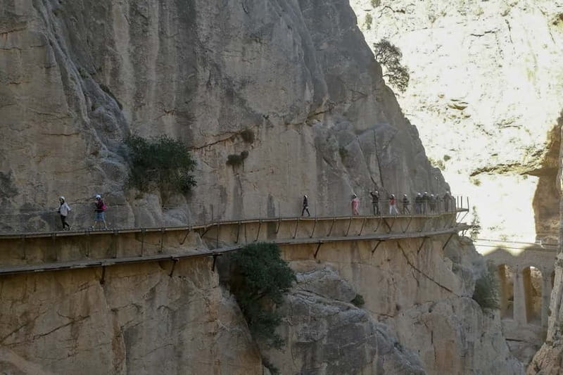 From Seville: Caminito del Rey Hike Day Trip - Walking above the Guadalhorce River