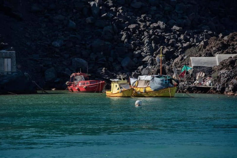 From Thera: Thirasia Cruise w/ Volcano Hike and Hot Springs - Thirasia, Manolas, and the long lunch break