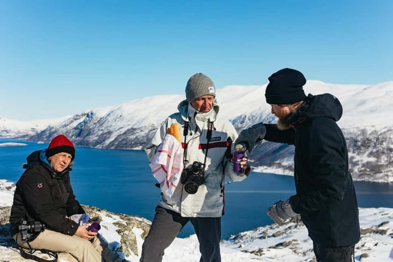 From Tromsø: Snowshoeing Hike with Picnic Lunch and Photos - Photos that save you from staying behind the camera