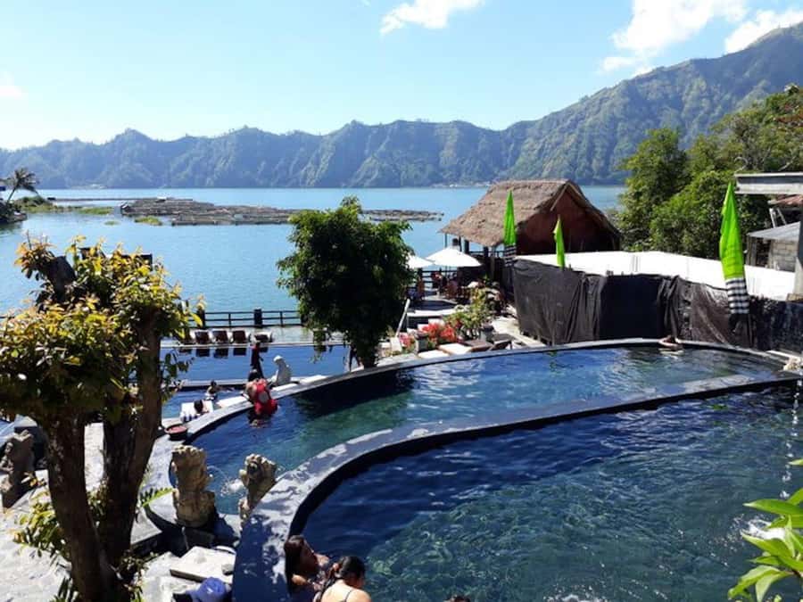 From Ubud: Mount Batur Hiking With Hotspring - Hot springs around 9 a.m.