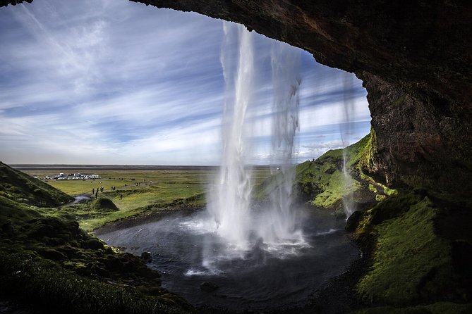 Glacier Hike and South Coast Small-Group Tour from Reykjavik - Seljalandsfoss, a waterfall with a rear view