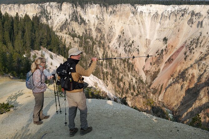 Grand Canyon of the Yellowstone Rim and Loop Hike with Lunch - Clear Lake is the natural lunch break