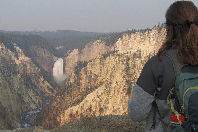 Grand Canyon of the Yellowstone Rim and Loop Hike with Lunch - The Yellowstone River provides a dramatic finish