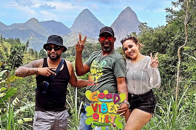 Gros Piton Hike with Dannyboy & Co. - The road from Cap Estate to Gros Piton