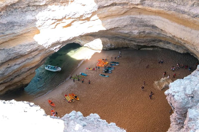 Guided hiking tour on the Seven Hanging Valleys Trail - Benagil Beach and the cave viewpoint