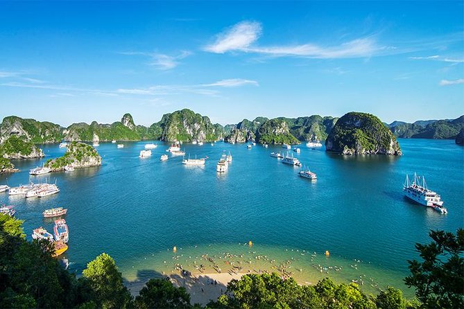 Halong Bay Full Day with Kayaking, Hiking viewpoint, Cave - Deluxe To Luxury - Choosing kayaking or a bamboo boat