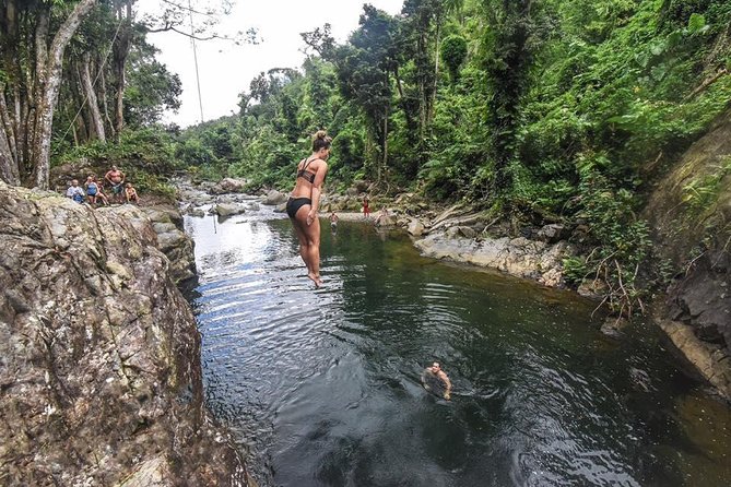 Hike El Yunque Rainforest and Kayak Bio Bay Combo Tour - Getting off the paved trail in El Yunque
