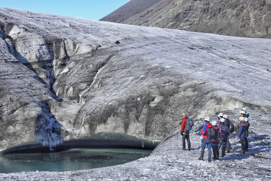 Jökulsárlón: Vatnajökull Glacier Guided Hiking Tour - From Jökulsárlón parking lot to the ice