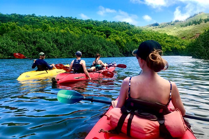 Kauai Adventure: Kayak & Hike to Secret Falls with Expert Guide - Leaving the kayaks for the jungle trail