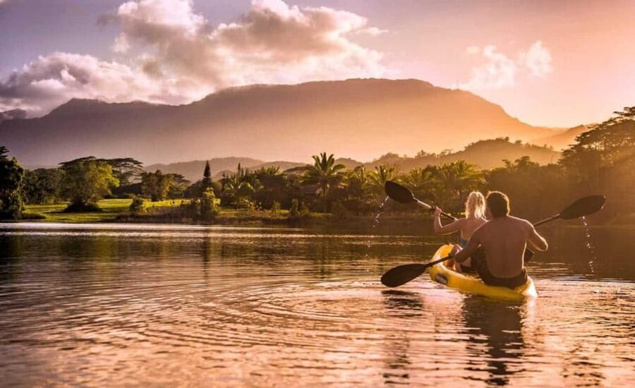 Kauai: Guided Kayak and Hike to Secret Falls - Starting along the Wailua River