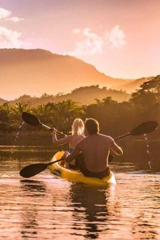 Kauai: Guided Kayak and Hike to Secret Falls - Leaving the boats for the tropical forest