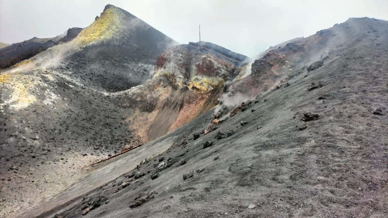 La Palma: Tajogaite Volcano Guided Hike - The ash trail and its 23 percent slopes