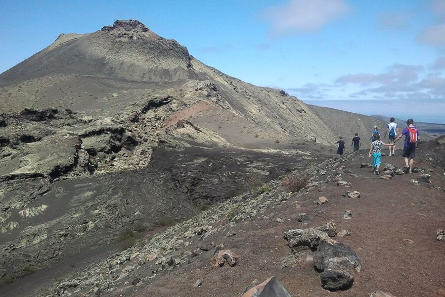 Lanzarote: Guided Volcano Hike with Transfers - Reaching the volcano rim