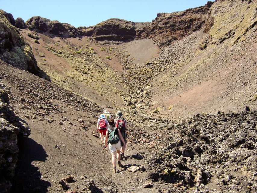 Lanzarote: Volcano Hike - The first stretch across the lava fields
