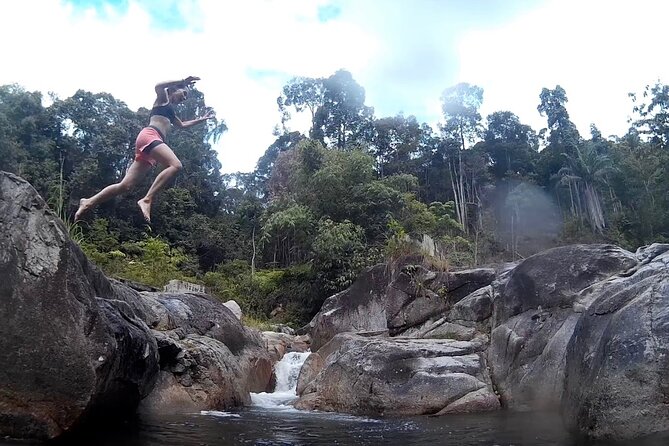 Magical River Trek - Reaching the multi-tiered waterfall