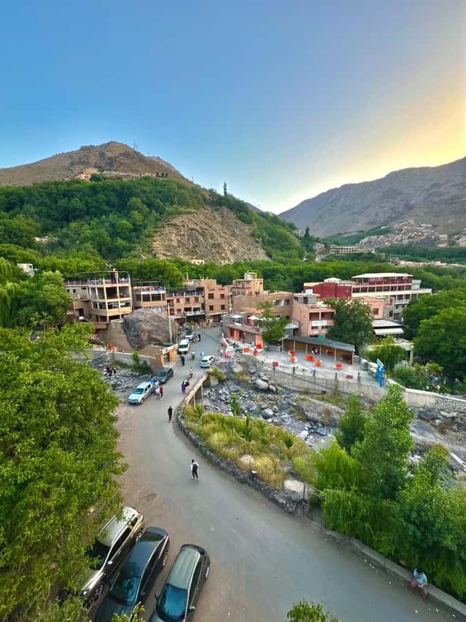 Marrakech: Atlas Mountains & Valleys Waterfall Hike w/ Lunch - Lunch above the valley