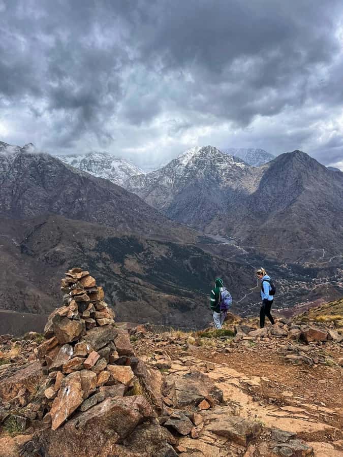 Marrakech: Tedli Summit Atlas Mountains Day Hike & Lunch - Returning to Imlil and seeing the waterfall