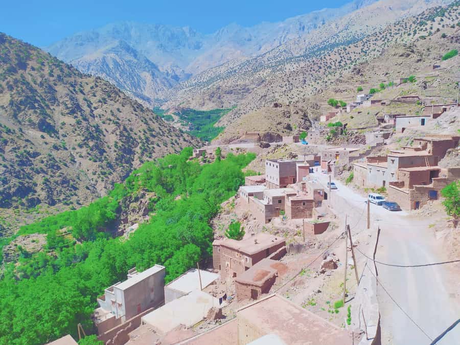 Marrakesh: 2-Day Mt. Toubkal Trek with 1-Night Stay & Meals - The long descent back to Imlil