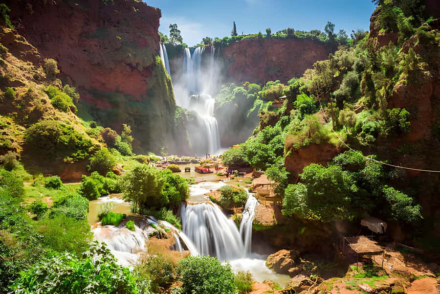 Marrakesh: Ouzoud Waterfalls Trip with Hike & Boat Option - Arriving Above the Ouzoud Waterfalls