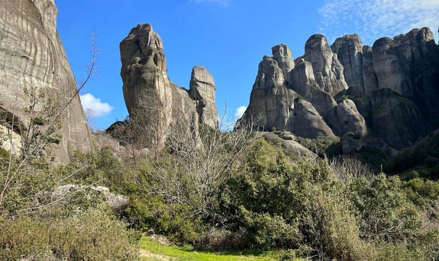 Meteora: Sunset Hike to Secret Caves - Reaching the sunset viewpoint