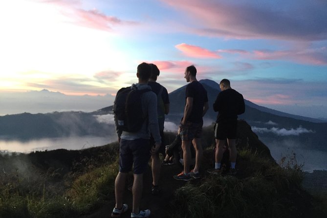 Mount Batur Sunrise Trekking Private All Inclusive - Waiting for sunrise above the crater