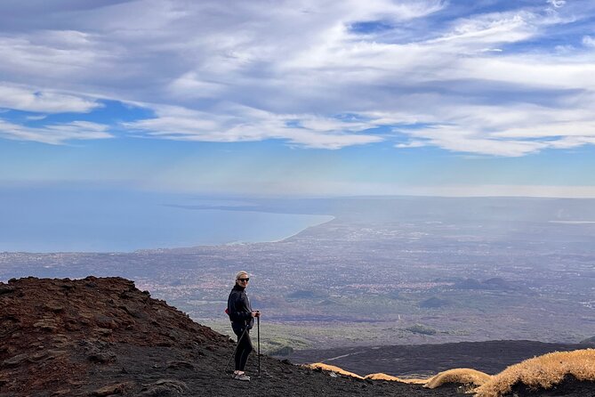 Mount Etna Adventurous Hiking Tour with Equipment - Entering the Valle del Bove
