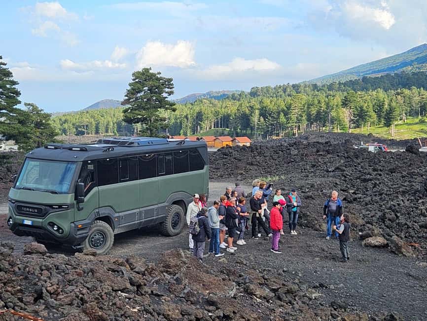 Mount Etna: North Upper Craters Guided Tour by 4x4 with Trek - Riding the rough road in a special 4x4