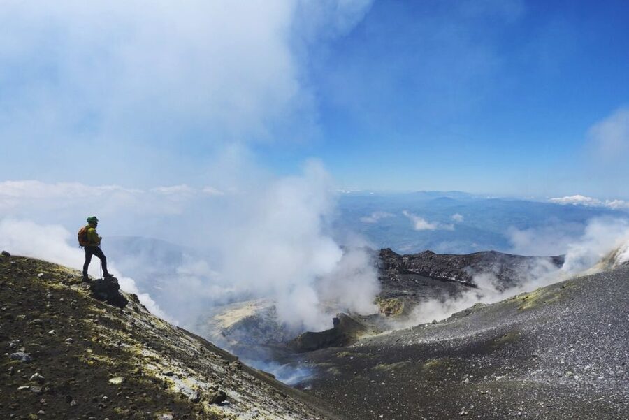 Mount Etna: Summit Crater Trek with Cable Car - The summit craters and Central Crater