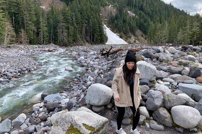 Mt. Rainier highlights - old forest, falls and glaciers - Old-growth forest near Longmire