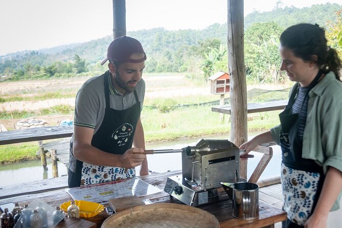 Off the Map Chiang Mai Jungle Coffee Trek Roast and Brew - A Karen-style vegetarian lunch