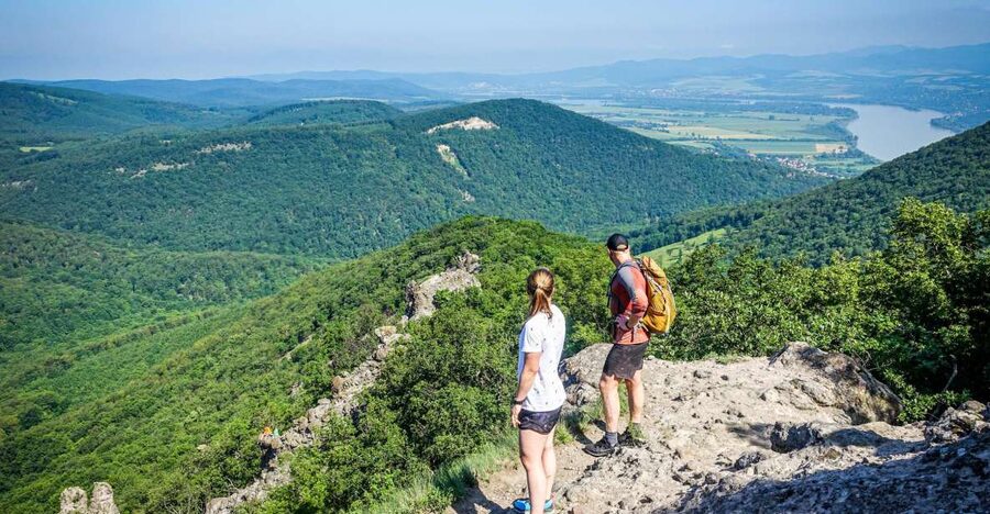 One Day Wonder Hike - The Essence of the Danube Bend - The steep climb to the Vadálló stones
