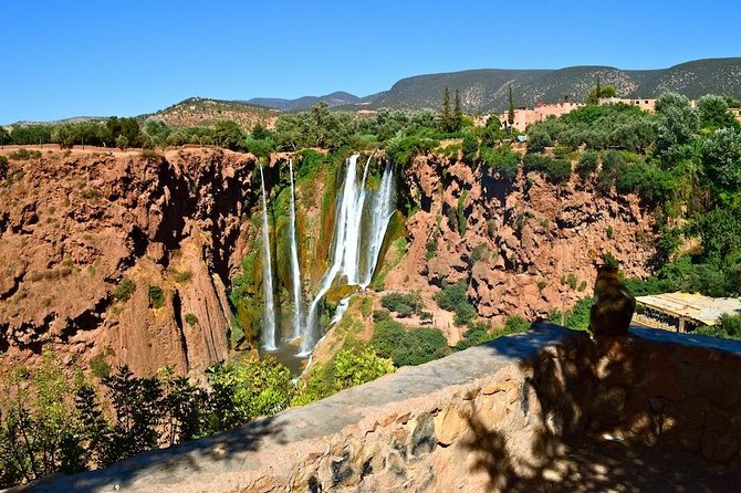 Ouzoud Waterfalls Guided Hike and Boat Trip from Marrakech - First sight of Morocco’s tallest waterfall