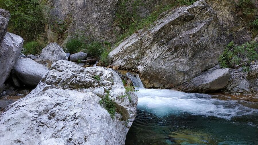 Pieria: Guided Hiking Tour in Enipeas Gorge of Mount Olympus - Twin waterfalls, rock formations, and a cave
