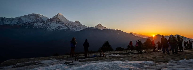 Pokhara: 3-Day Ghorephani and Poon Hill Private Trek - Day three: Poon Hill at sunrise, then a long return